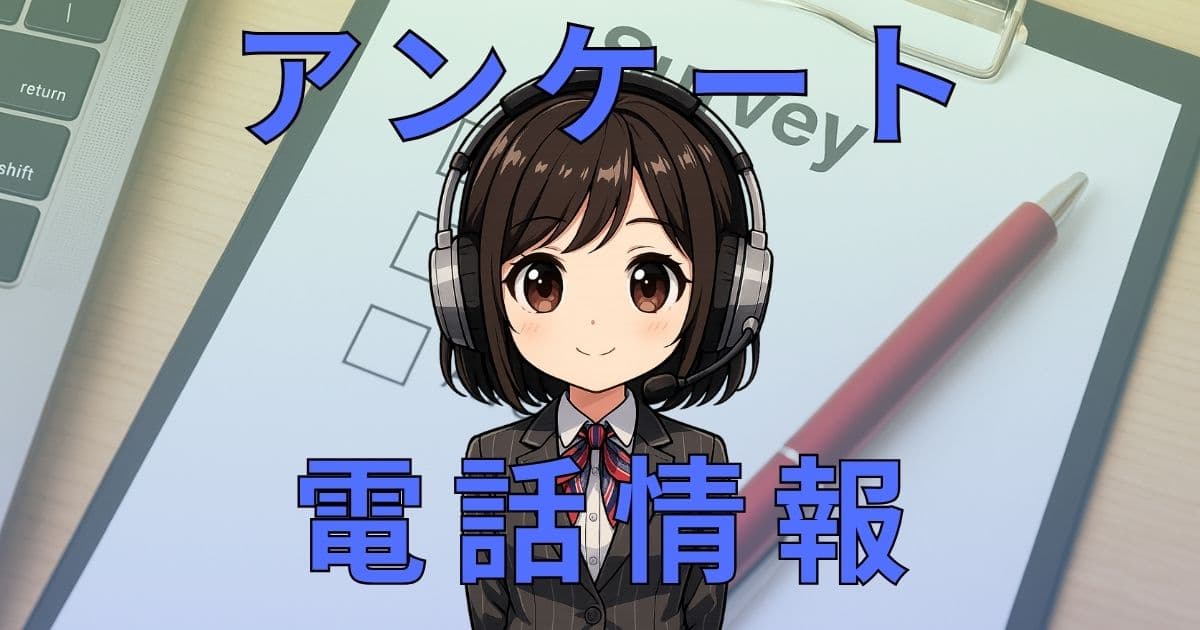05036496038【世論調査/アンケート】電話の安全性と対処法