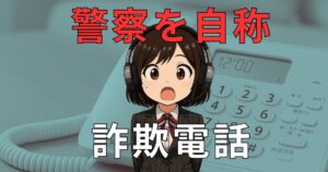 09033577128【ニセ警察官／出頭要請】の詐欺電話に注意