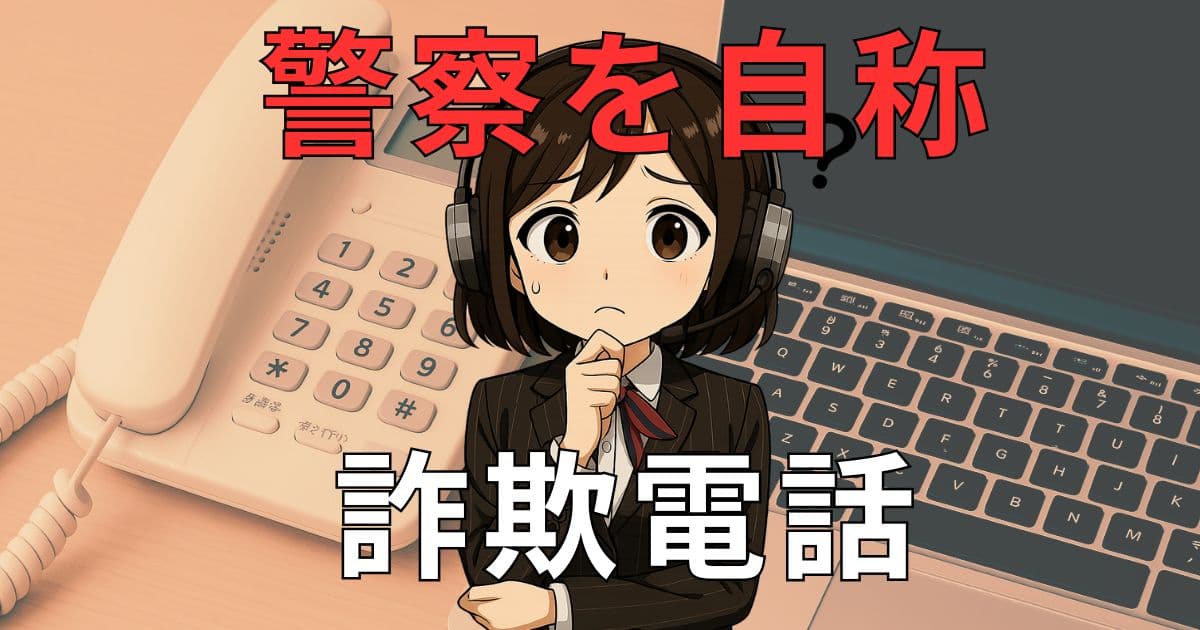 07089748612【ニセ警察官／出頭要請】詐欺電話の対処法