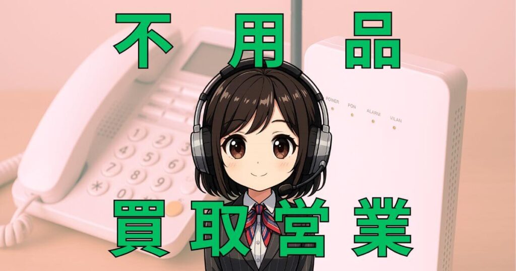08000800208【エコカンパニー／不要品買取】営業電話の対処法