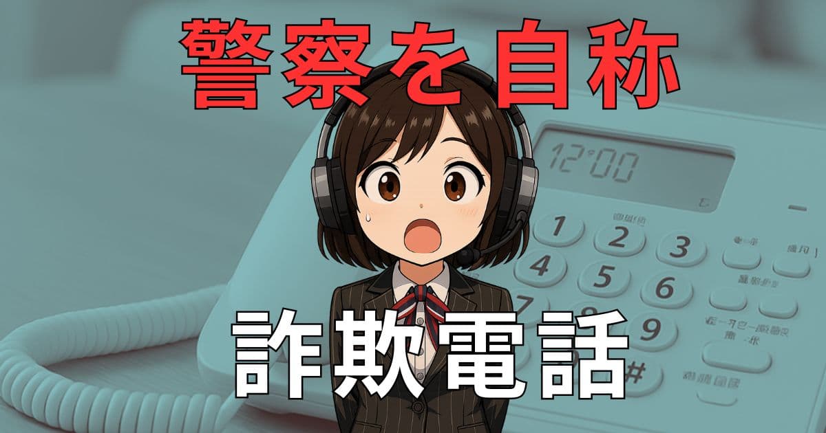 07044499328【ニセ警察/詐欺電話】に注意!安全な対処法